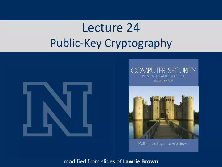 lecture 24 public key cryptography