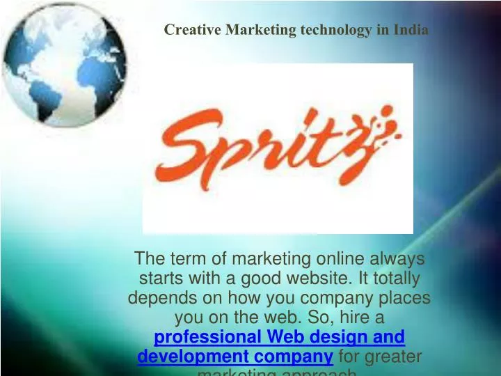 creative marketing technology in india