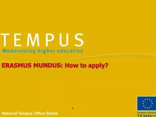 ERASMUS MUNDUS: How to apply?