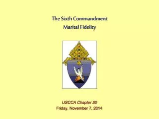The Sixth Commandment Marital Fidelity