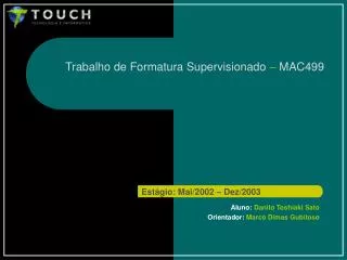 trabalho de formatura supervisionado mac499