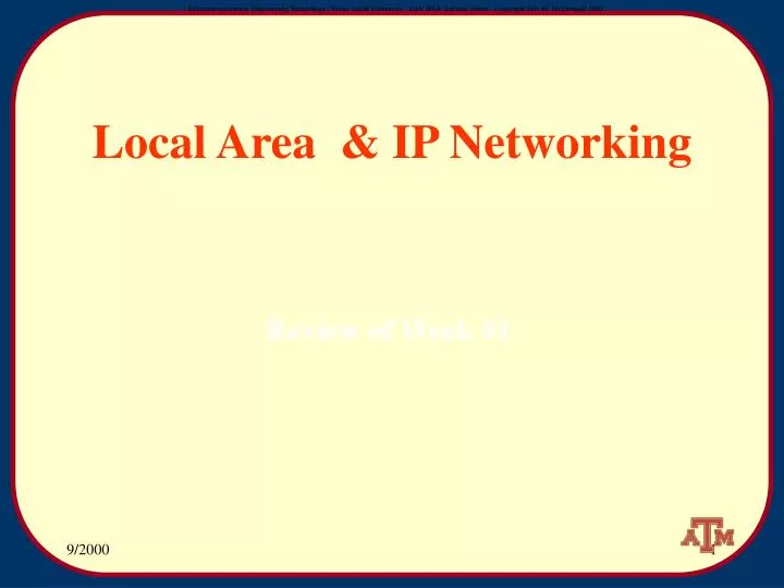 local area ip networking