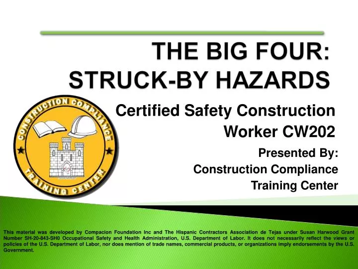 certified safety construction worker cw202