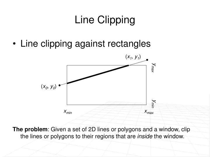 line clipping