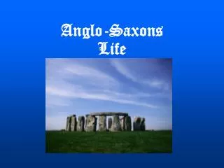 Anglo-Saxons