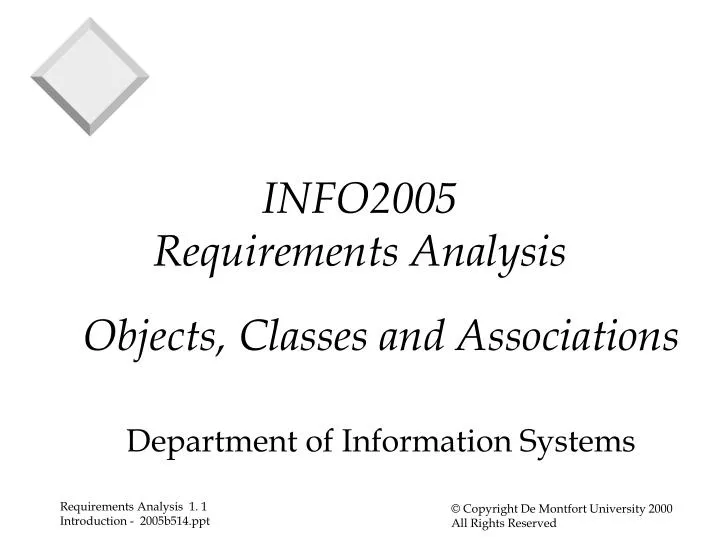 info2005 requirements analysis