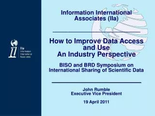 Information International Associates (IIa) __________________________
