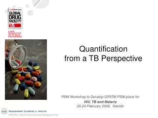 Quantification from a TB Perspective
