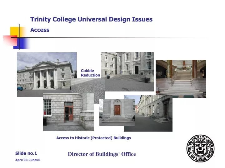 trinity college universal design issues access
