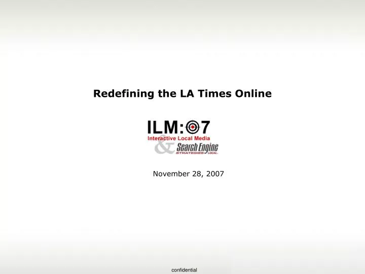 redefining the la times online