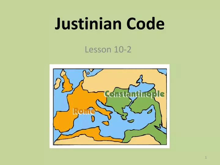 justinian code