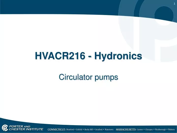 hvacr216 hydronics