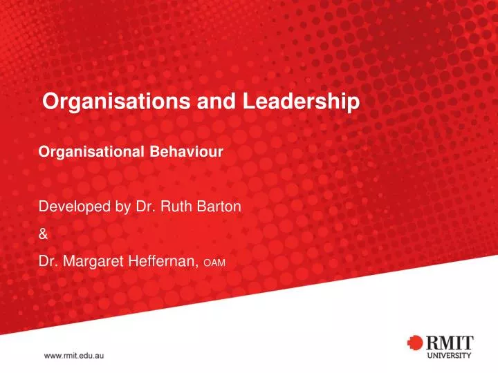 organisations and leadership