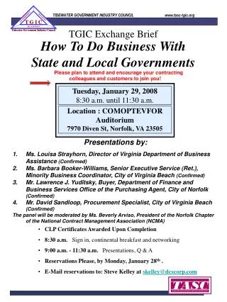 How To Do Business With State and Local Governments