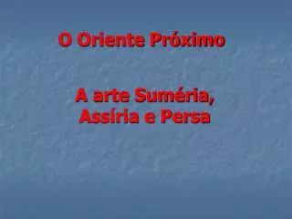 o oriente pr ximo