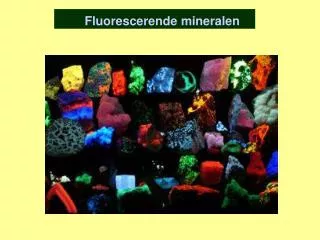 fluorescerende mineralen