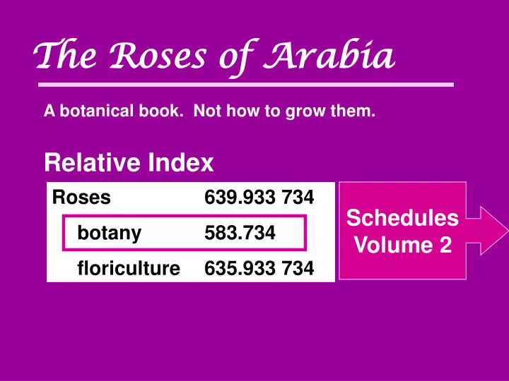 the roses of arabia