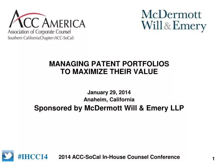 managing patent portfolios to maximize their value