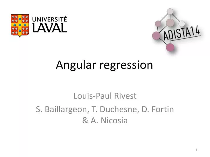 angular regression