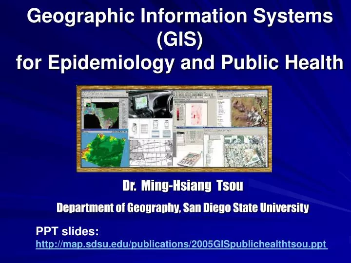 geographic information systems gis for epidemiology and public health