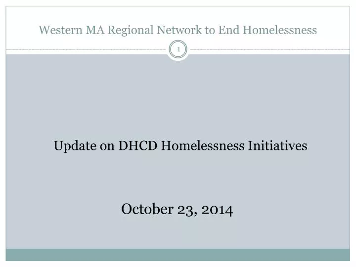 western ma regional network to end homelessness