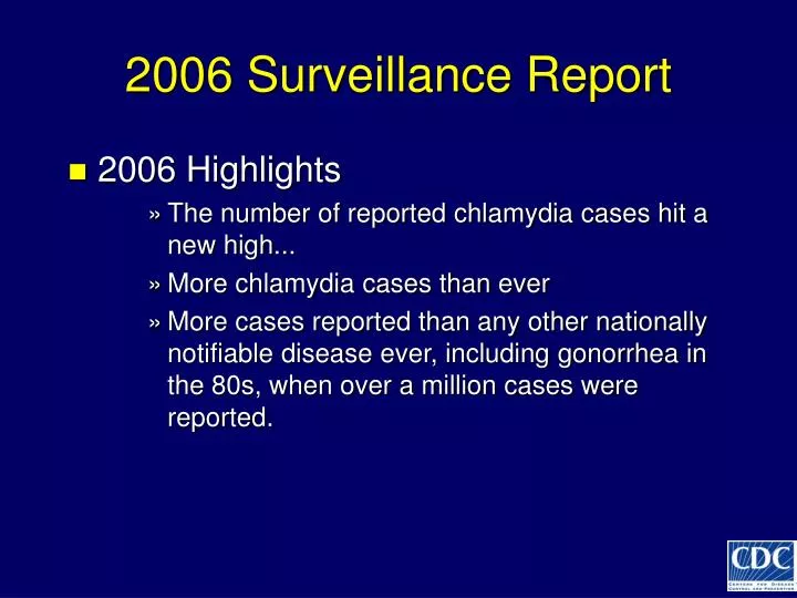2006 surveillance report
