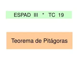 espad iii tc 19