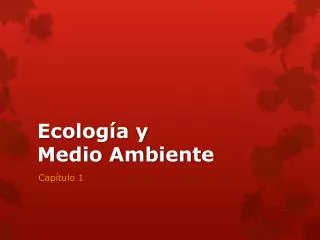 ecolog a y medio ambiente