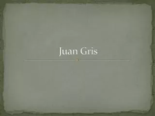 juan gris