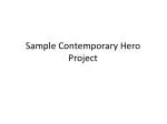 Epic Hero Comparison: Odysseus vs. New Hero Journey Exploration - slide 1