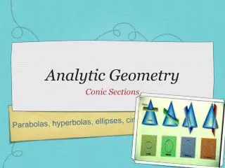 Analytic Geometry