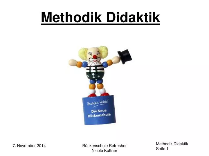 PPT - Methodik Didaktik PowerPoint Presentation, Free Download - ID:6315344