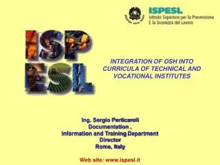 Web site: ispesl.it