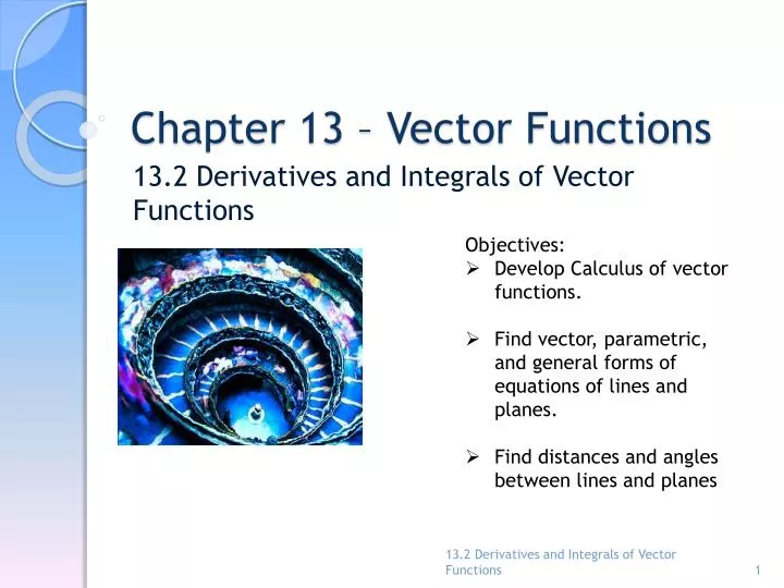 chapter 13 vector functions