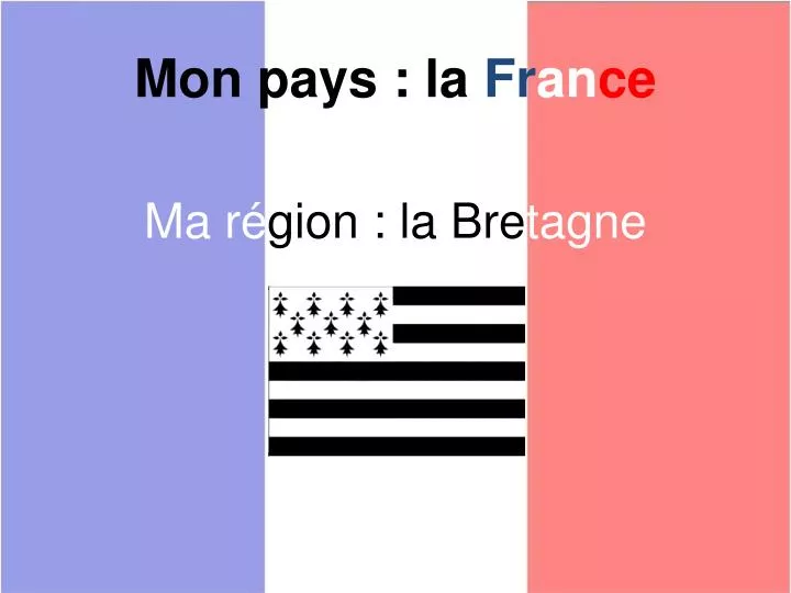 mon pays la fr an ce