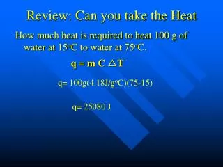 Review: Can you take the Heat