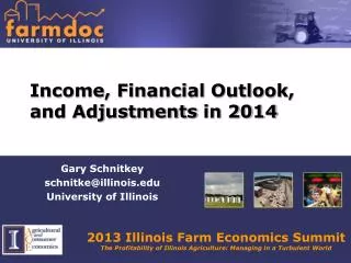 Income, Financial Outlook, and Adjustments in 2014