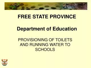 FREE STATE PROVINCE Department of Education