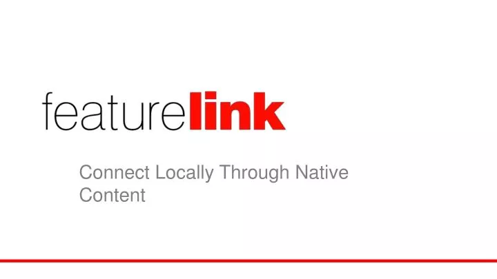 connect locally t hrough native content