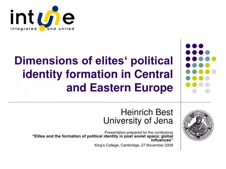 dimensions of elites political identity formation in central and eastern europe