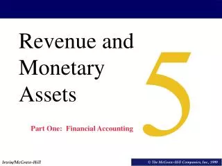 Revenue and Monetary Assets