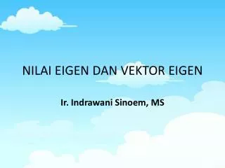 nilai eigen dan vektor eigen