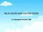 NILAI EIGEN DAN VEKTOR EIGEN - slide 1