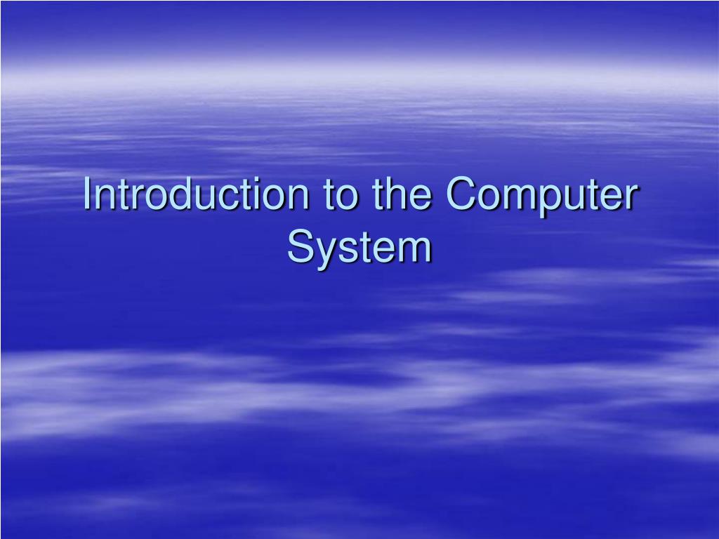 PPT - Introduction to Computer System Simplified PC Block Diagram and ...