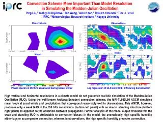 Convection Scheme More Important Than Model Resolution