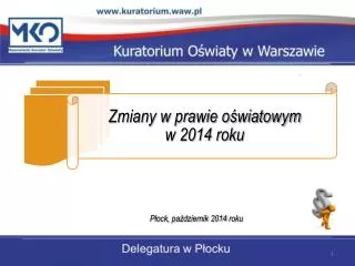 p ock pa dziernik 2014 roku