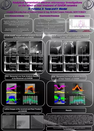 Analytical transmission electron microscopy investigations