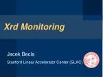 Xrd Monitoring - slide 1
