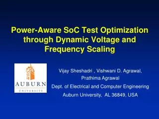 Power-Aware SoC Test Optimization through Dynamic Voltage and Frequency Scaling