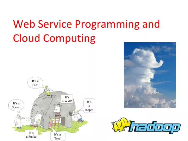 web service programming and cloud computing